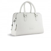 Сумка женская BUGATTI Elsa, белая, воловья кожа/полиэстер, 32х13х22 см