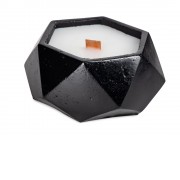 Свеча в декоративном стакане Geometry, черный