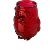 Подставка для чайной свечи Nouel из переработанного стекла, красный