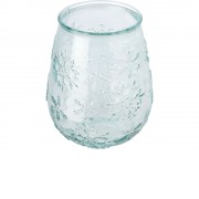 Подставка для чайной свечи Faro из переработанного стекла, прозрачный