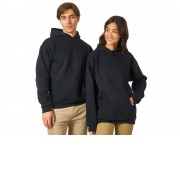 Толстовка с капюшоном оверсайз Berlin унисекс, черный