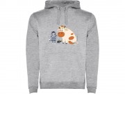 Толстовка с капюшоном Простоквашино мужская, серый меланж