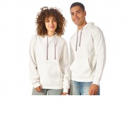 Толстовка унисекс Stream с капюшоном, белый