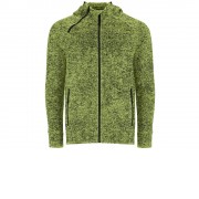 Толстовка на молнии Everest, меланжевый салатовый