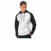 Толстовка с капюшоном Dublin мужская, черный/серый меланж