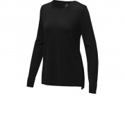 Женский пуловер Merrit с круглым вырезом, черный