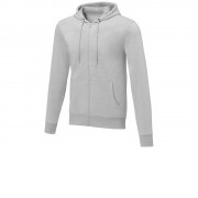 Мужская толстовка на молнии Theron, серый яркий