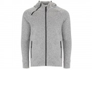 Толстовка на молнии Everest, меланжевый белый