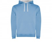 Толстовка с капюшоном Urban мужская, небесно-голубой/белый