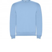 Свитшот с начесом Clasica унисекс, небесно-голубой