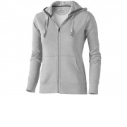Толстовка Arora женская с капюшоном, серый меланж