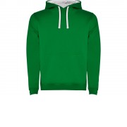 Толстовка с капюшоном Urban мужская, зеленый/белый