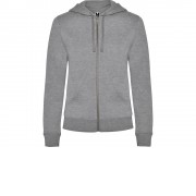 Толстовка на молнии Veleta, серый меланж