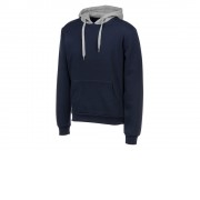 Толстовка с капюшоном Amsterdam мужская, темно-синий/серый меланж