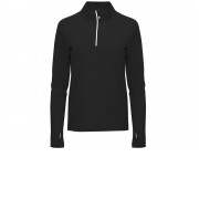 Толстовка с воротом на молнии женская Melbourne, черный