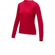 Женский свитер Zenon с круглым вырезом, красный