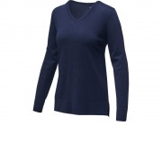 Женский пуловер с V-образным вырезом Stanton, темно-синий