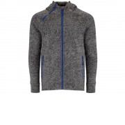 Толстовка на молнии Everest, меланжевый черный