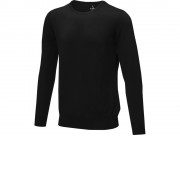 Мужской пуловер Merrit с круглым вырезом, черный