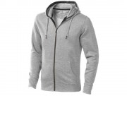 Толстовка Arora мужская с капюшоном, серый меланж