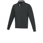 Clyde толстовка-поло унисекс для регби - сплошной черный