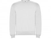 Свитшот с начесом Clasica унисекс, белый