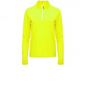 Толстовка с воротом на молнии женская Melbourne, неоновый желтый