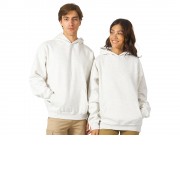 Толстовка с капюшоном оверсайз Berlin унисекс, белый меланж