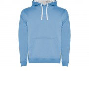 Толстовка с капюшоном Urban детская, небесно-голубой/белый
