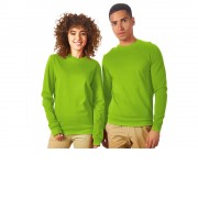 Свитшот Motion унисекс с начесом, зеленое яблоко