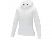 Женский свитер анорак Sayan на молнии на половину длины с капюшоном, белый