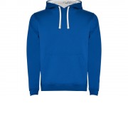 Толстовка с капюшоном Urban детская, королевский синий/белый