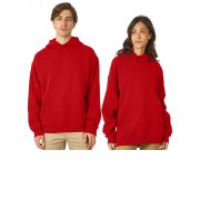 Толстовка с капюшоном оверсайз Berlin унисекс, красный