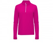 Толстовка с воротом на молнии женская Melbourne, яркая фуксия