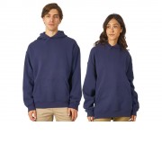 Толстовка с капюшоном оверсайз Berlin унисекс, темно-синий