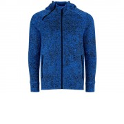 Толстовка на молнии Everest, меланжевый королевский синий