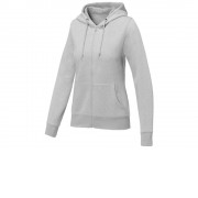 Женская толстовка на молнии Theron, серый яркий