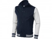 Толстовка Varsity, темно-синий/натуральный белый