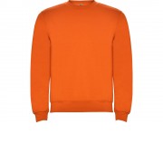 Свитшот с начесом Clasica унисекс, оранжевый