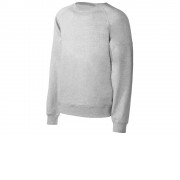Свитшот оверсайз, флис CVC80/20, 300гр, серый меланж