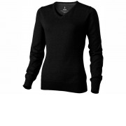 Пуловер Spruce женский с V-образным вырезом, черный