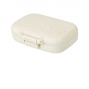 Футляр для мелочей из переработанной пшеницы Salomee, бежевый