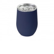 Термокружка Vacuum mug C1, soft touch, 370мл, темно-синий