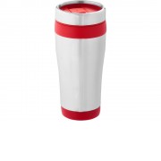 Термостакан Elwood c изоляцией, серебристый/красный
