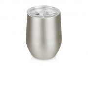 Вакуумная термокружка Sense, непротекаемая крышка, крафтовая упаковка, темно-серый (gun)