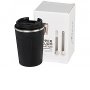 Герметичная медная вакуумная термокружка Thor объемом 360 мл, черный