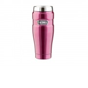 Кружка-термос со стальной колбой SK1005 Matte Raspberry leak proof Vacuum Travel Tumbler, 470ml., красный