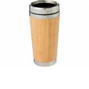 Стакан Bambus с бамбуковой наружной отделкой 450 мл, коричневый