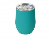 Термокружка Sense Gum, soft-touch, непротекаемая крышка, 370мл, бирюзовый 320C