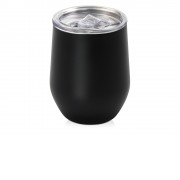 Вакуумная термокружка Sense, непротекаемая крышка, черный
